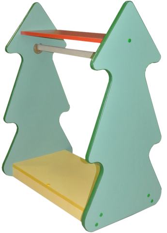 М-457_12 Вешалка ряжения 2 елочка 63х42х86